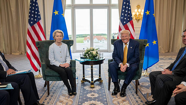 Ursula von der Leyen und Donald Trump