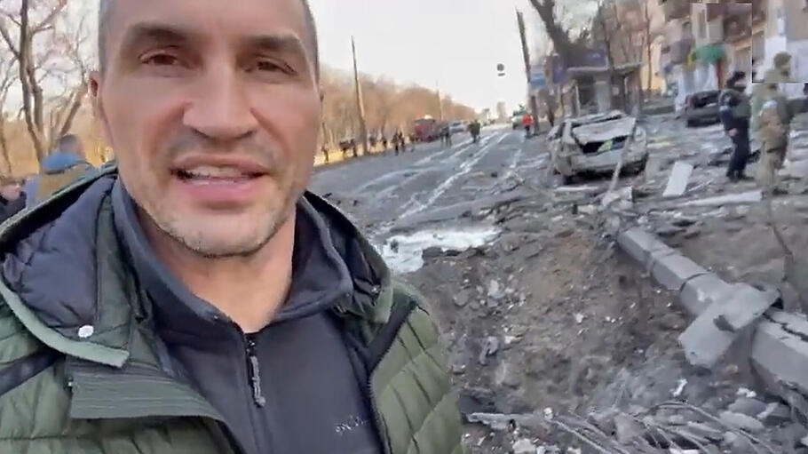 Ukraine-Konflikt - Ex-Box-Profi Klitschko in Kiew