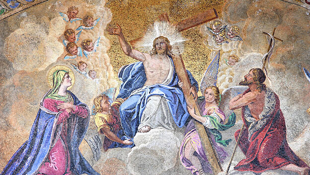 Christi Himmelfahrt - Darstellung aus dem Markusdom in Venedig