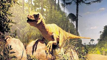 Dinosaurier im Kreationismus-Museum in Kentucky