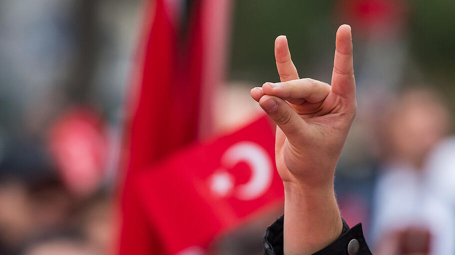 Demonstration von Türken in München