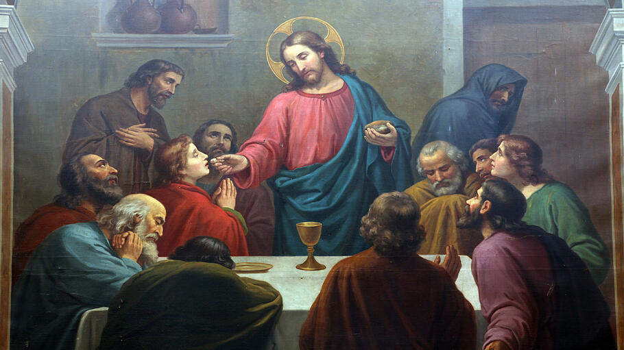 Das letzte Abendmahl Jesu mit seinen Jüngern