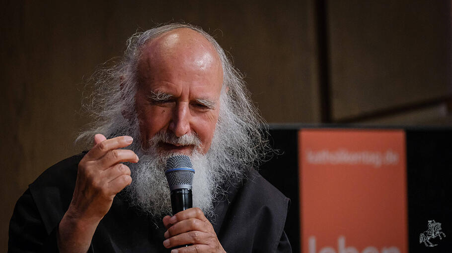 Anselm Grün auf dem Katholikentag in Stuttgart 2022.