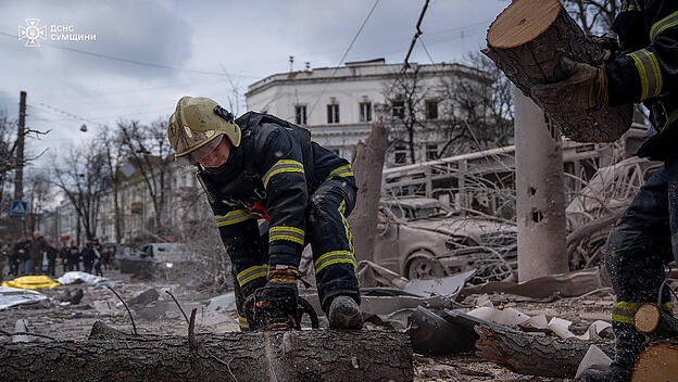 Russischer Raketenangriff auf Sumy