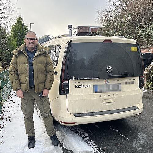 Der Essener Taxifahrer Jalil Mashali