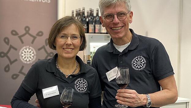 Ehepaar Lehmann, Betreiber des Weingut "Domaine Saint-Antoine"