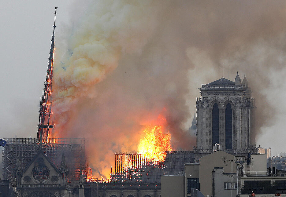 Brand der Pariser Kathedrale Notre-Dame