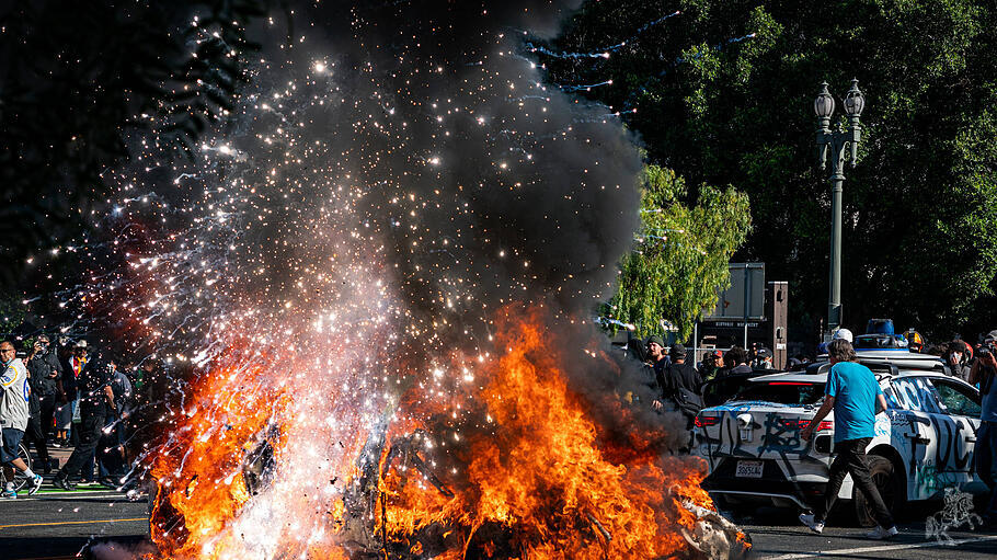 Gewaltsame Ausschreitungen in Los Angeles