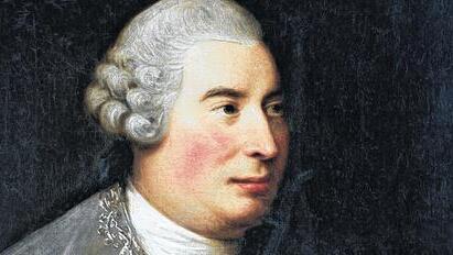 David Hume auf einem zeitgenössischen Porträtbild.