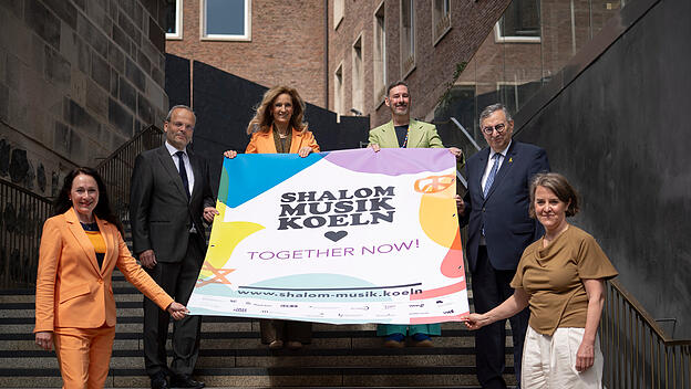Die Mitveranstalter von Shalom-Musik Köln wollen mit dem Motto „Together Now“ auch Statement gegen Antisemitismus setzen.
