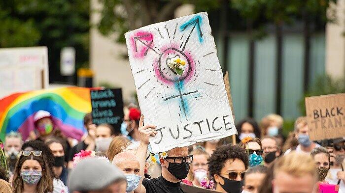 Proteste gegen Rassismus - London