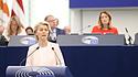 Ursula von der Leyen bei ihrer Rede im Europäischen Parlament