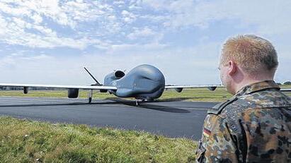 Bisher verfügt die Bundeswehr nur über unbewaffnete Drohnen.