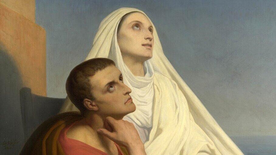 Der heilige Augustinus und seine Mutter Monika