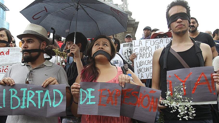 Mexikos Journalisten im Kreuzfeuer