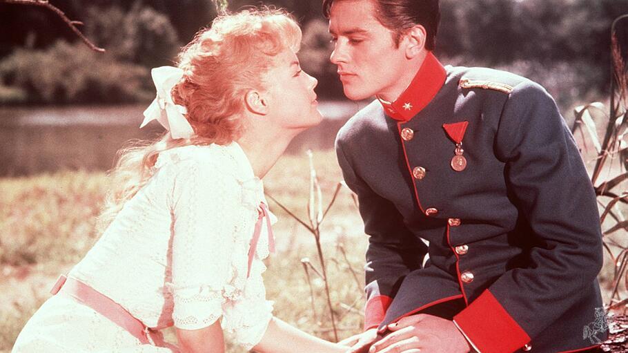 Romy Schneider und Alain Delon