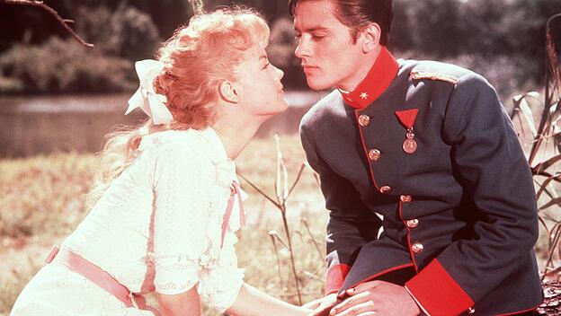 Romy Schneider und Alain Delon