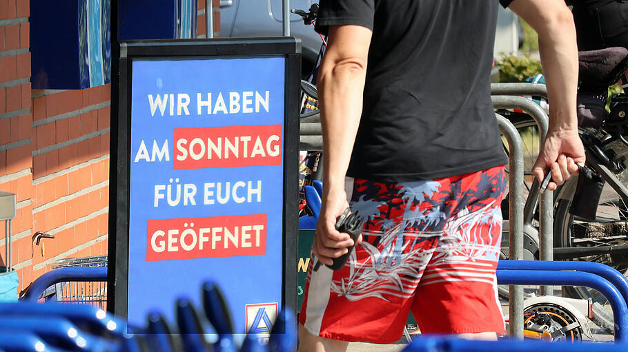 Sonntags ge&ouml;ffneter Aldi