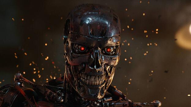 Series T 800 Robot in Terminator Genisys from Paramount Pictures and Skydance Productions Los Angele