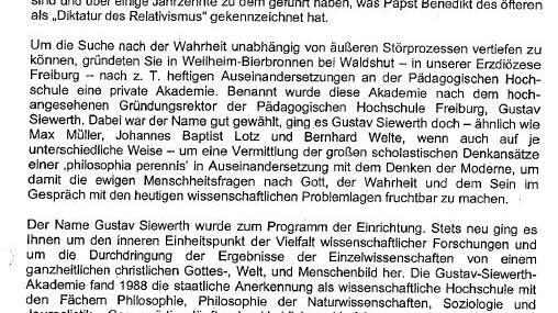 Laudatio Erzbischof Zollitsch