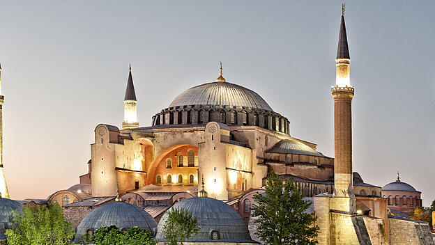 In der Hagia Sophia wird die Kirche immer fortbestehen - so eine Verheißung.
