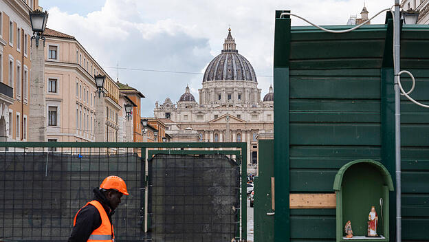 Baustelle in Sichtweite des Vatikans, 2024