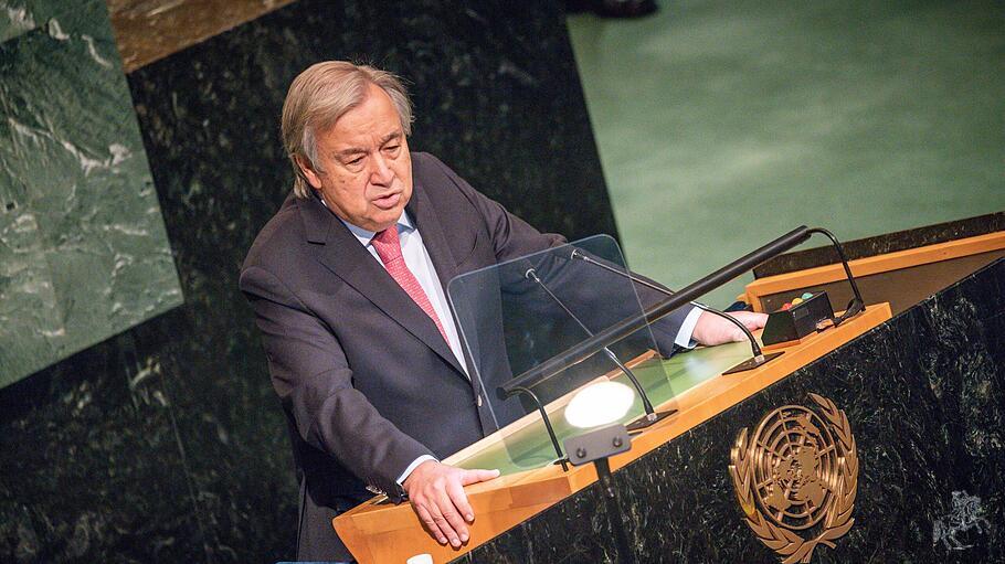 UN-Generalsekretär Guterres spricht bei der UN-Vollversammlung