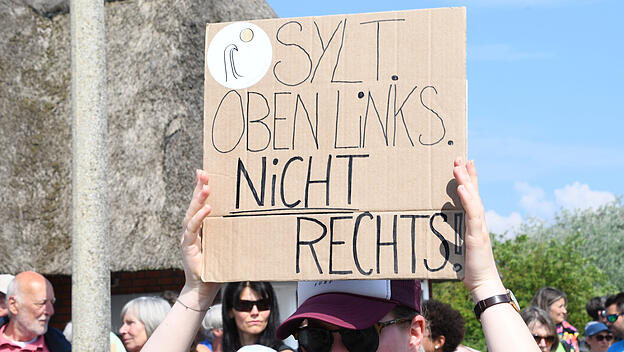 Nach Rassismus-Eklat - Mahnwache auf Sylt