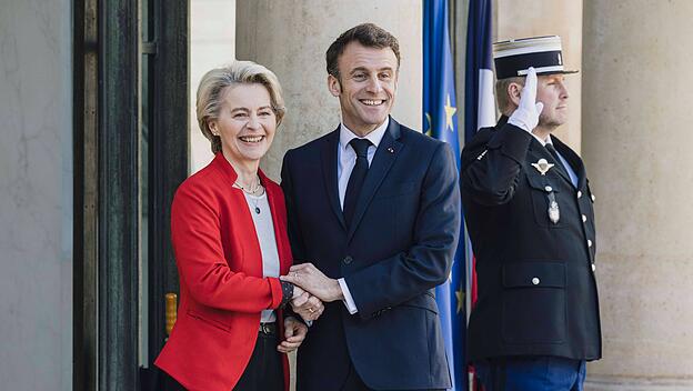 Emmanuel Macron und Ursula von der Leyen