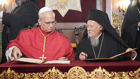 Papst Leo XIV, Patriarch Bartholomaios