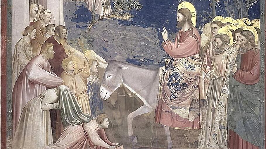 Giotto di Bondone: Der Einzug Jesu in Jerusalem