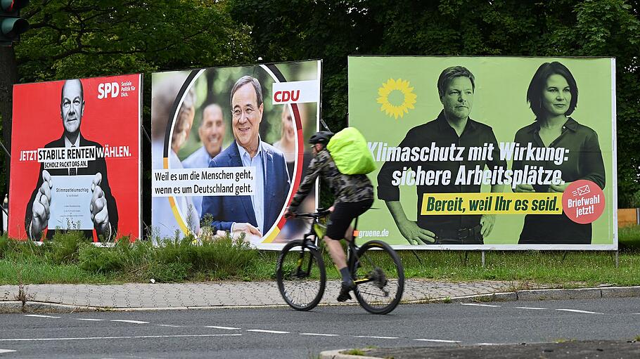 Wahlplakate in Frankfurt am Main