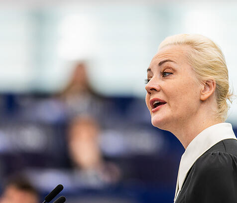 Plenarsitzung des Europäischen Parlaments mit Julia Nawalnaja