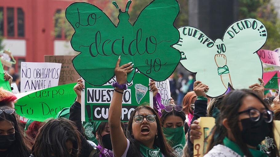 Abtreibungsbefürworter demonstrieren in Mexiko