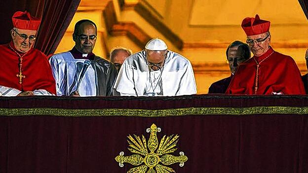 Der frisch gewählte Papst Franziskus I.