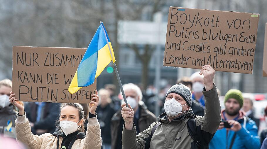 Demonstration gegen Krieg in der Ukraine