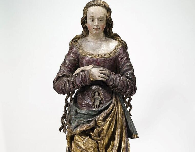 Lindenholz-Skulptur Maria