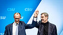 Kleiner Parteitag - Merz und Söder