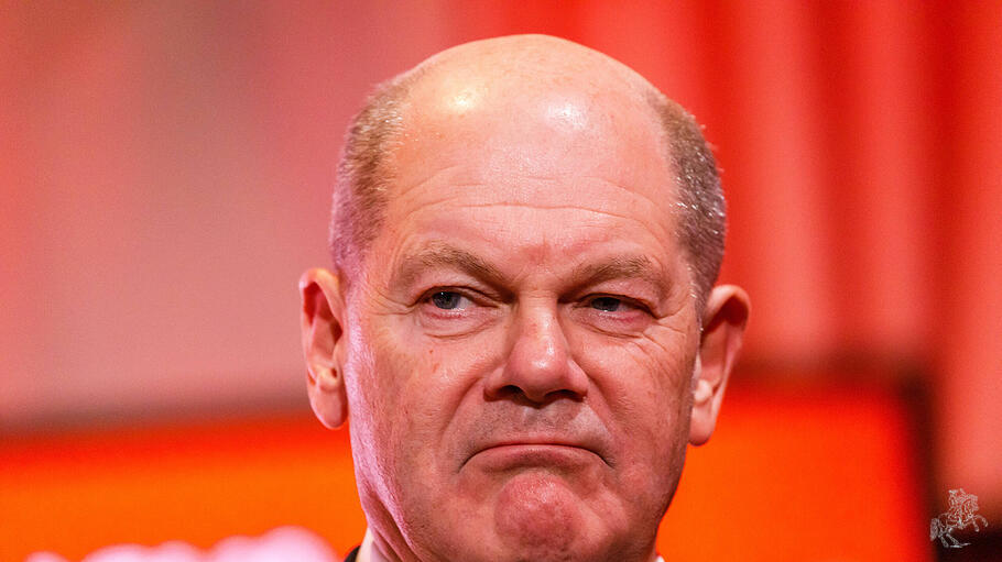 Bundeskanzler Olaf Scholz in Cottbus