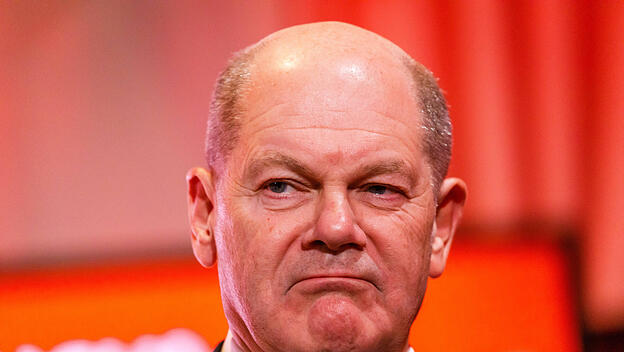 Bundeskanzler Olaf Scholz in Cottbus