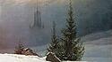 German Romantic artist Caspar David Friedrich 17741840 Winter Landscape with Church Winterlands