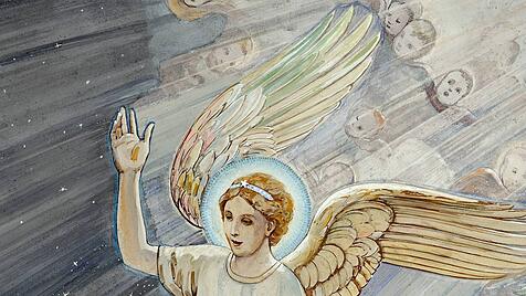 Engel verk&uuml;ndet den Hirten