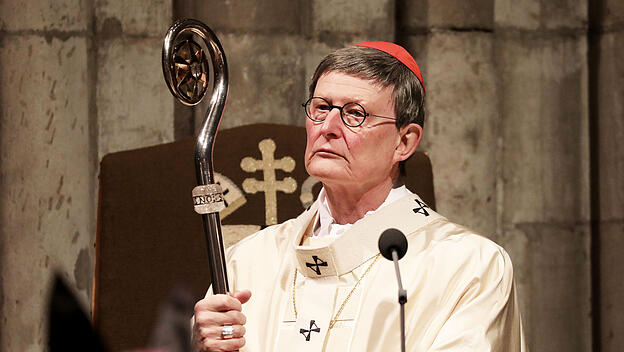 Kardinal Rainer Maria Woelki hält einen Gottesdienst im Dom ab
