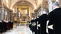 Rund 500 Ritter und Damen des St. Georgs-Ordens feierten mit Kurienkardinal Kurt Koch die Messe in der Weihnachtskirche Roms, Santa Maria Maggiore.