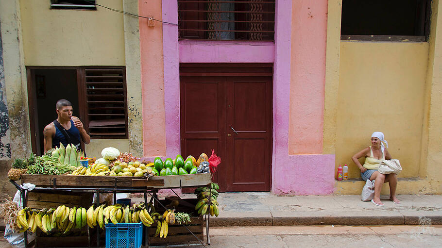 Szene aus Kubas Hauptstadt Havana