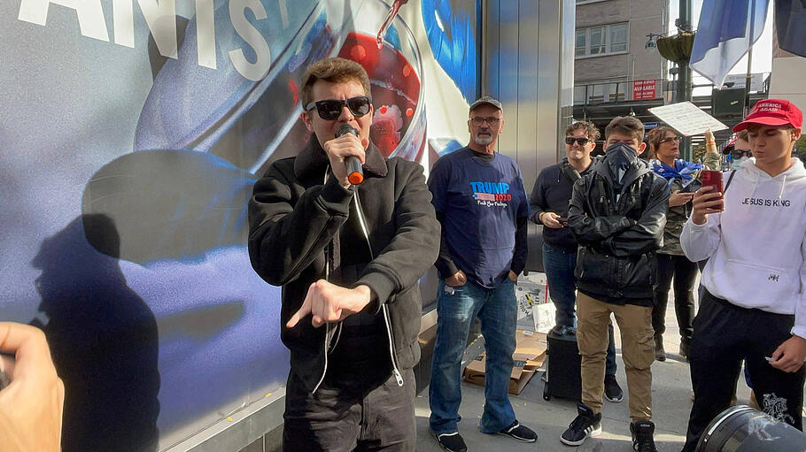 Nick Fuentes 2021 in New York