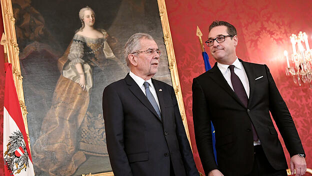 Österreichs Präsident empfängt Strache