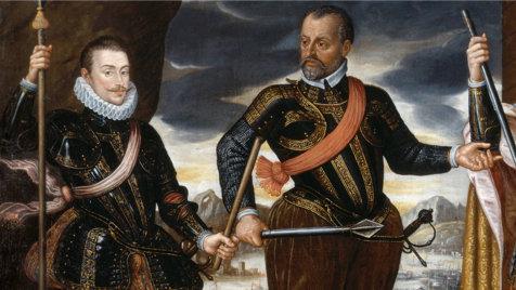 Marcantonio Colonna (1535-1584, rechts), der römische Widersacher von Papst Paul IV.