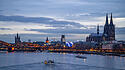 Skyline von Köln mit dem Dom.