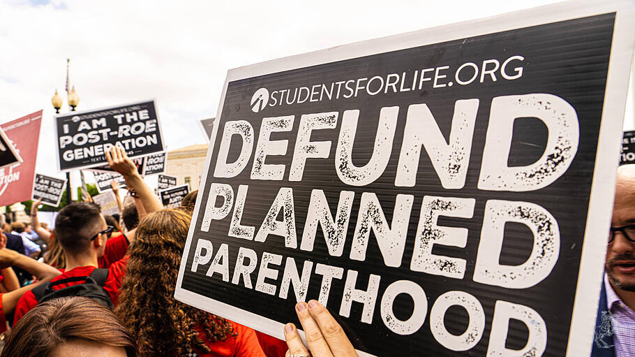 Pro-Life-Demonstration vor dem U.S. Supreme Court